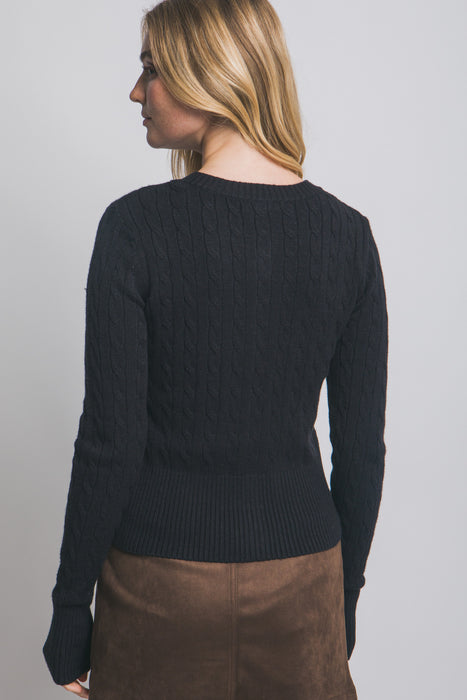 Cable Knit Cardigan