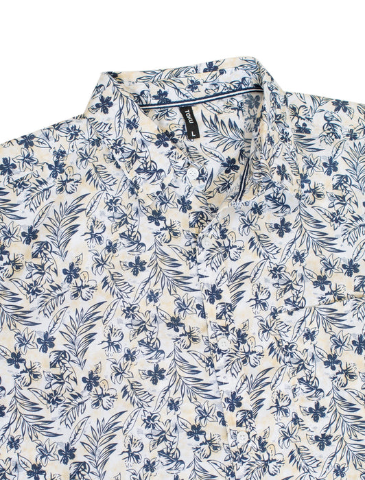 Nautical Star Patterned Cotton-Blend Shirt