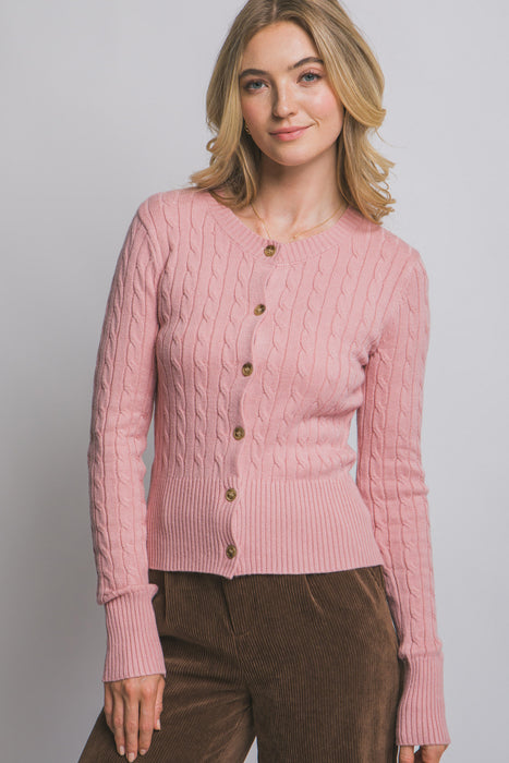 Cable Knit Cardigan