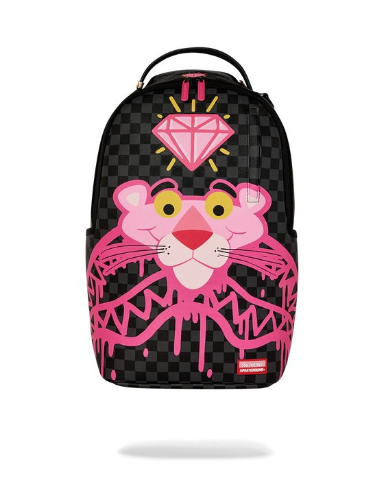 SPRAYGROUND PINK PANTHER DIAMOND SHARK BACKPACK