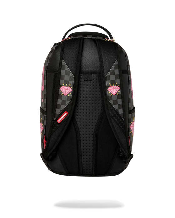 SPRAYGROUND PINK PANTHER DIAMOND SHARK BACKPACK
