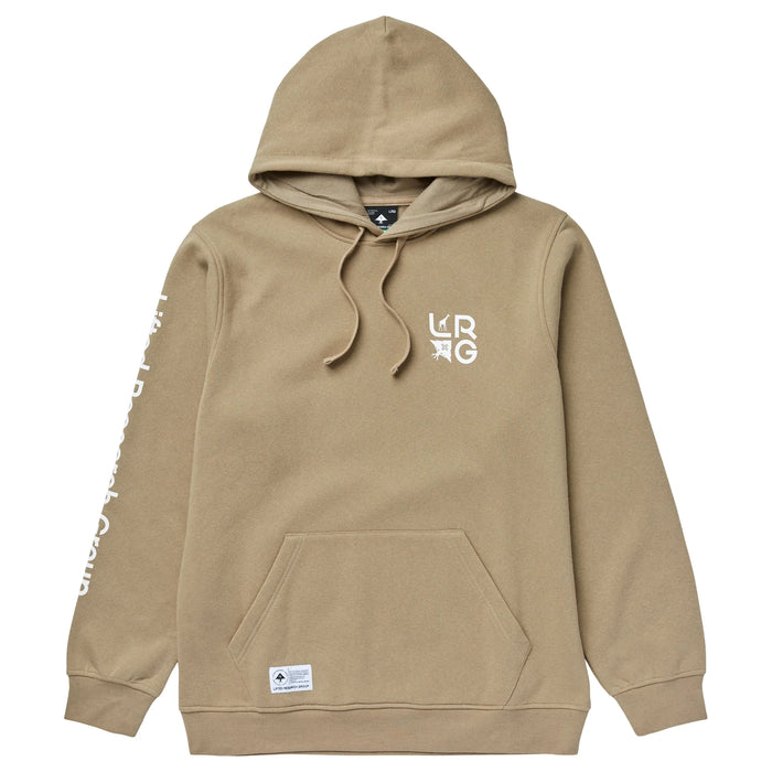 STACKED MULTI LOGO PULLOVER HOODIE