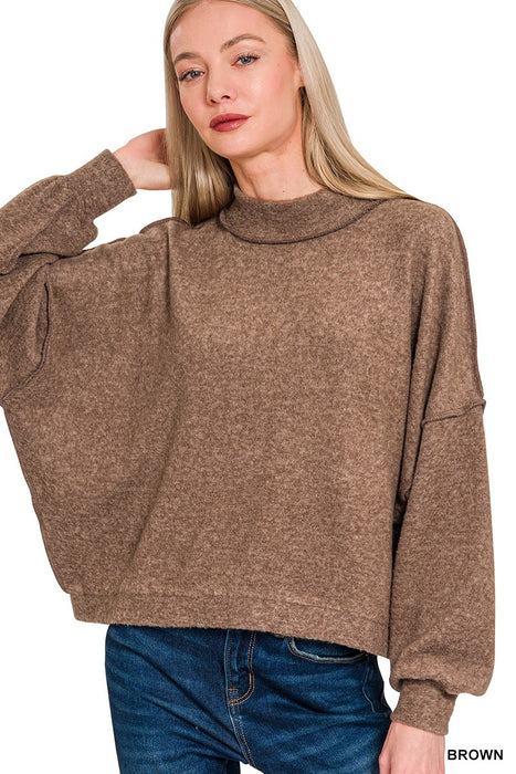 Brushed Melange Hacci Sweater