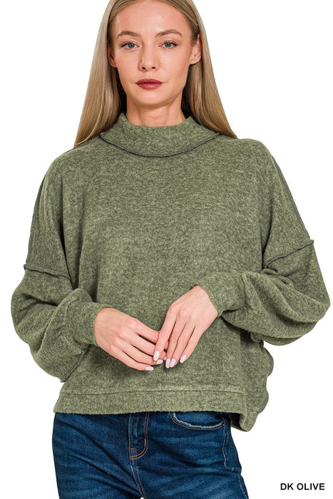 Brushed Melange Hacci Sweater