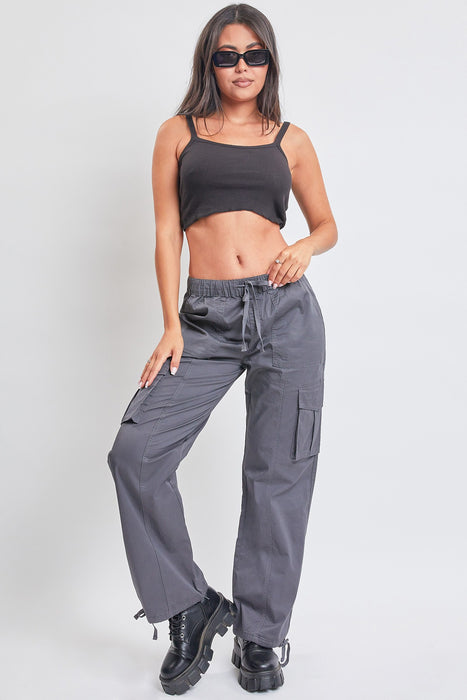 Junior Mid Rise Pull On Cargo Pants