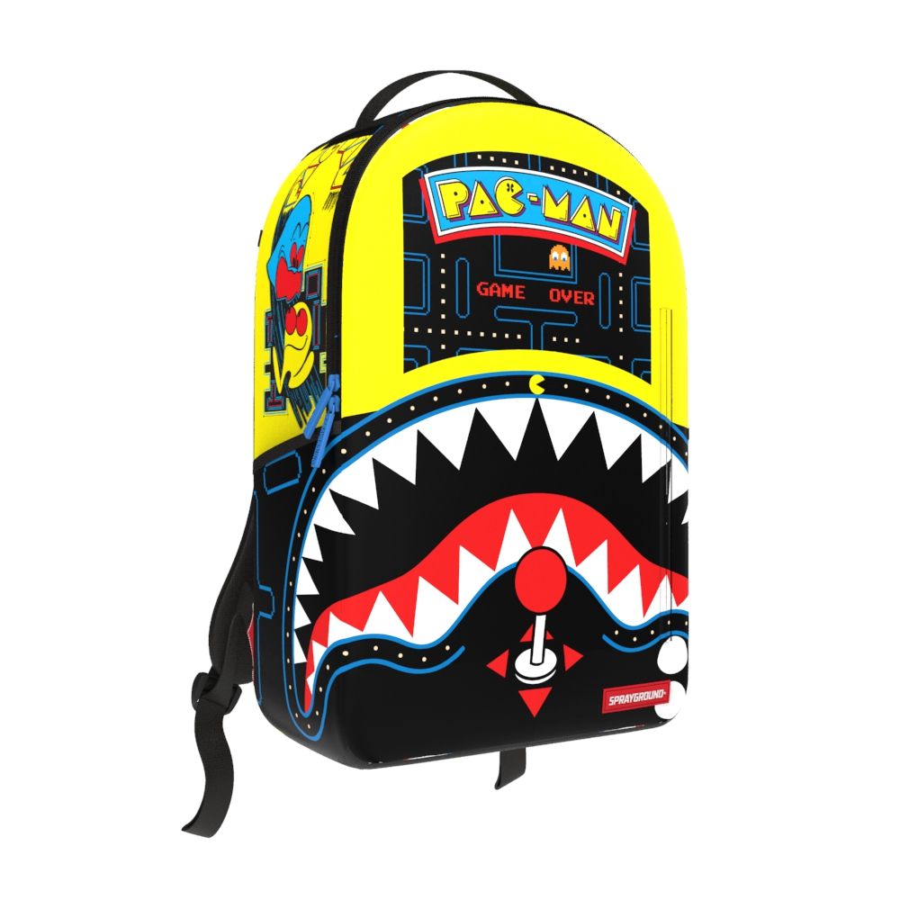 SPRAYGROUND PAC-MAN ARCADE DLXR BACKPACK — ON TOP