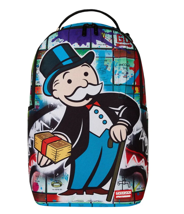 SPRAYGROUND MONOPOLY MAN SPRAYED BOARD DLXR BACKPACK