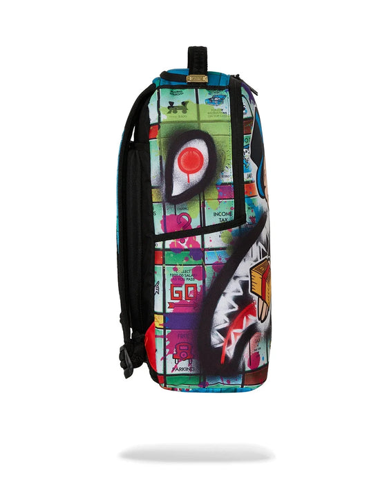 SPRAYGROUND MONOPOLY MAN SPRAYED BOARD DLXR BACKPACK