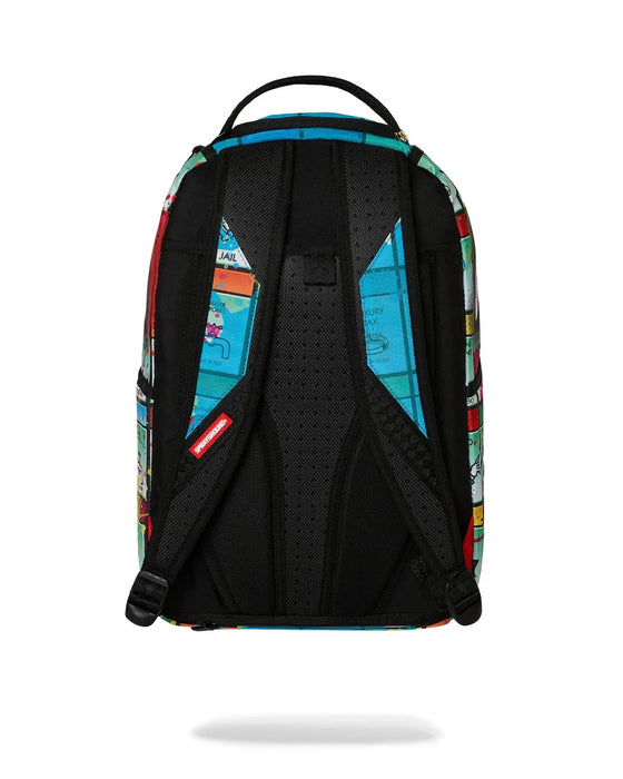 SPRAYGROUND MONOPOLY MAN SPRAYED BOARD DLXR BACKPACK