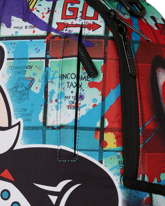 SPRAYGROUND MONOPOLY MAN SPRAYED BOARD DLXR BACKPACK