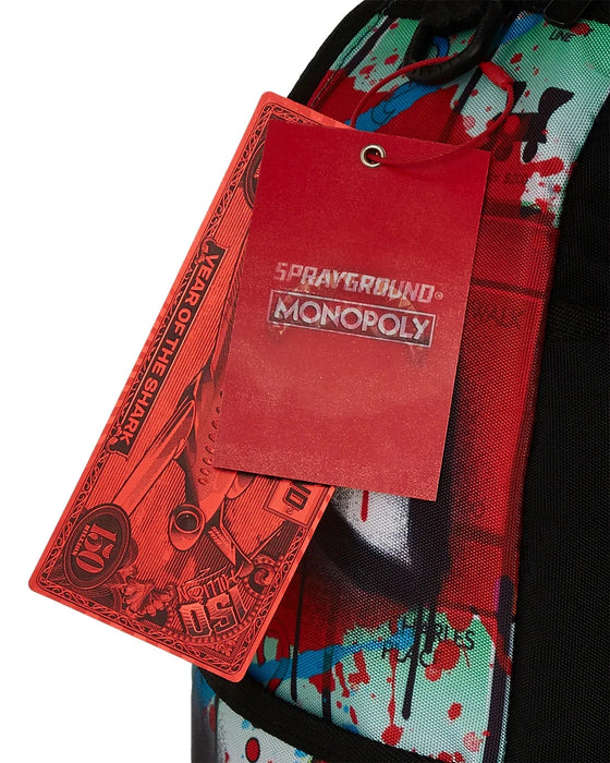 SPRAYGROUND MONOPOLY MAN SPRAYED BOARD DLXR BACKPACK
