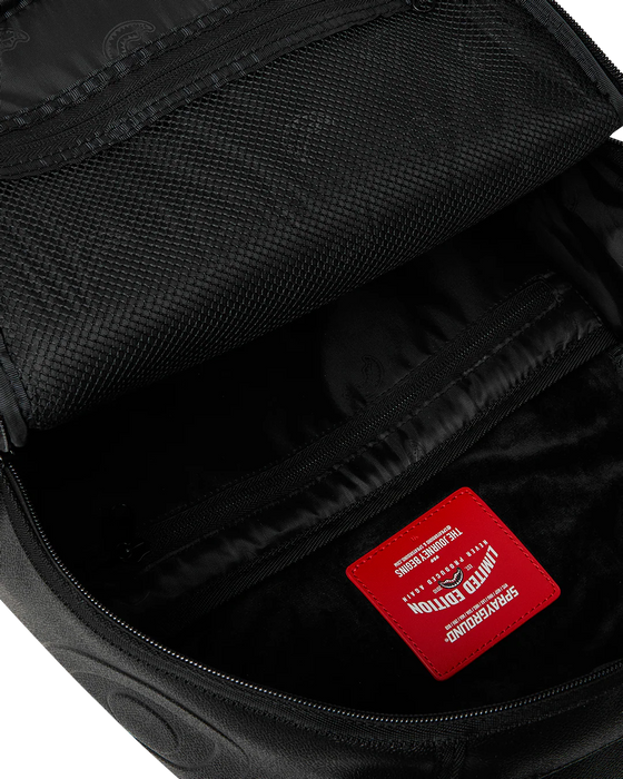 SPRAYGROUND GOLD BRICK DRIP BLACK BACKPACK