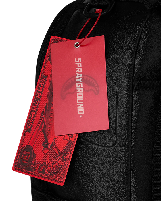 SPRAYGROUND GOLD BRICK DRIP BLACK BACKPACK