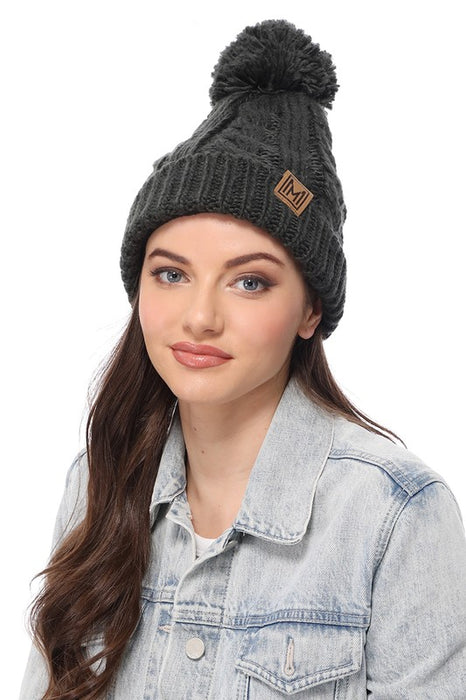 Winter Cable Knit Beanie