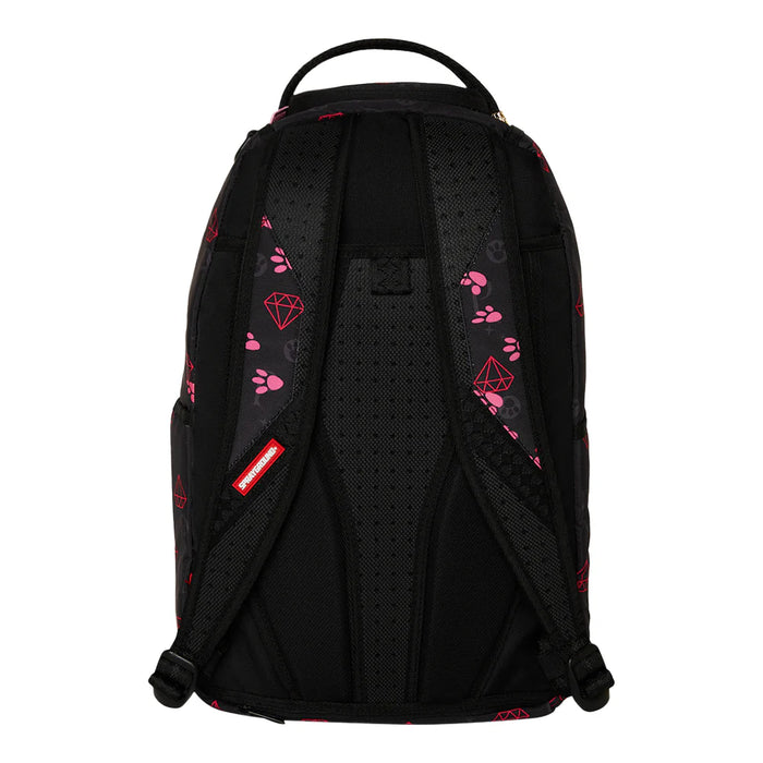 SPRAYGROUND PINK PANTHER PAW PRINTS DLXR BACKPACK