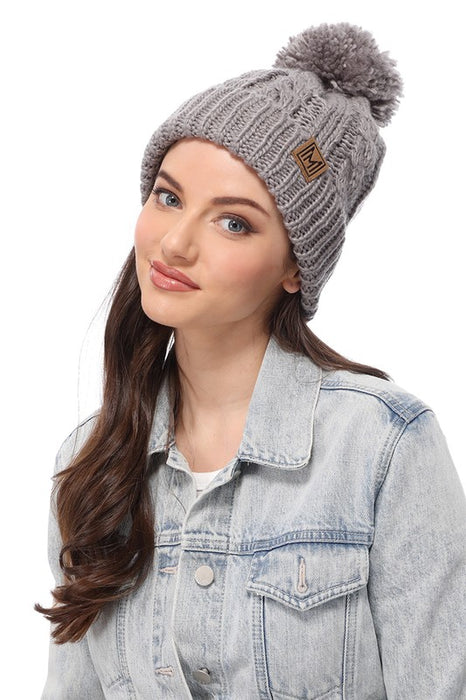 Winter Cable Knit Beanie