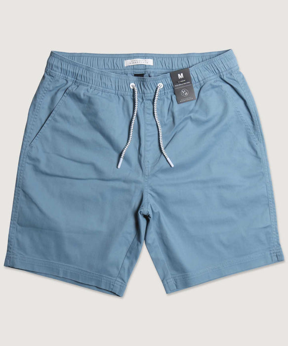 Solid Drawstring Bay Shorts