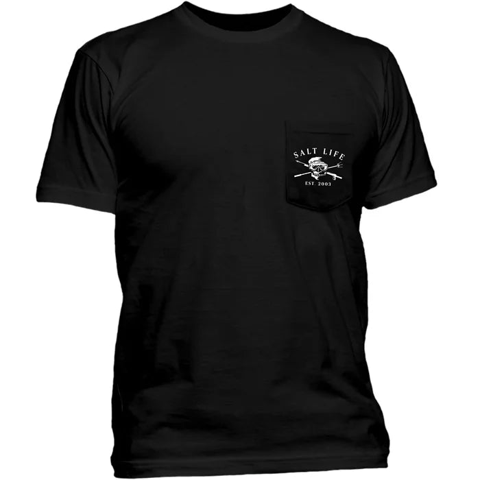 Hunt And Dive Club Short Sleeve Pocket Tee