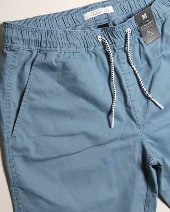 Solid Drawstring Bay Shorts