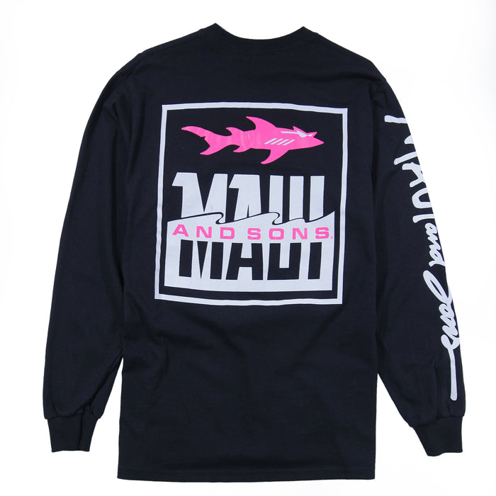 Fish Out Of Water Black Back Long Sleeve Tee