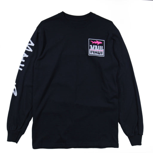 Fish Out Of Water Black Front Long Sleeve Tee